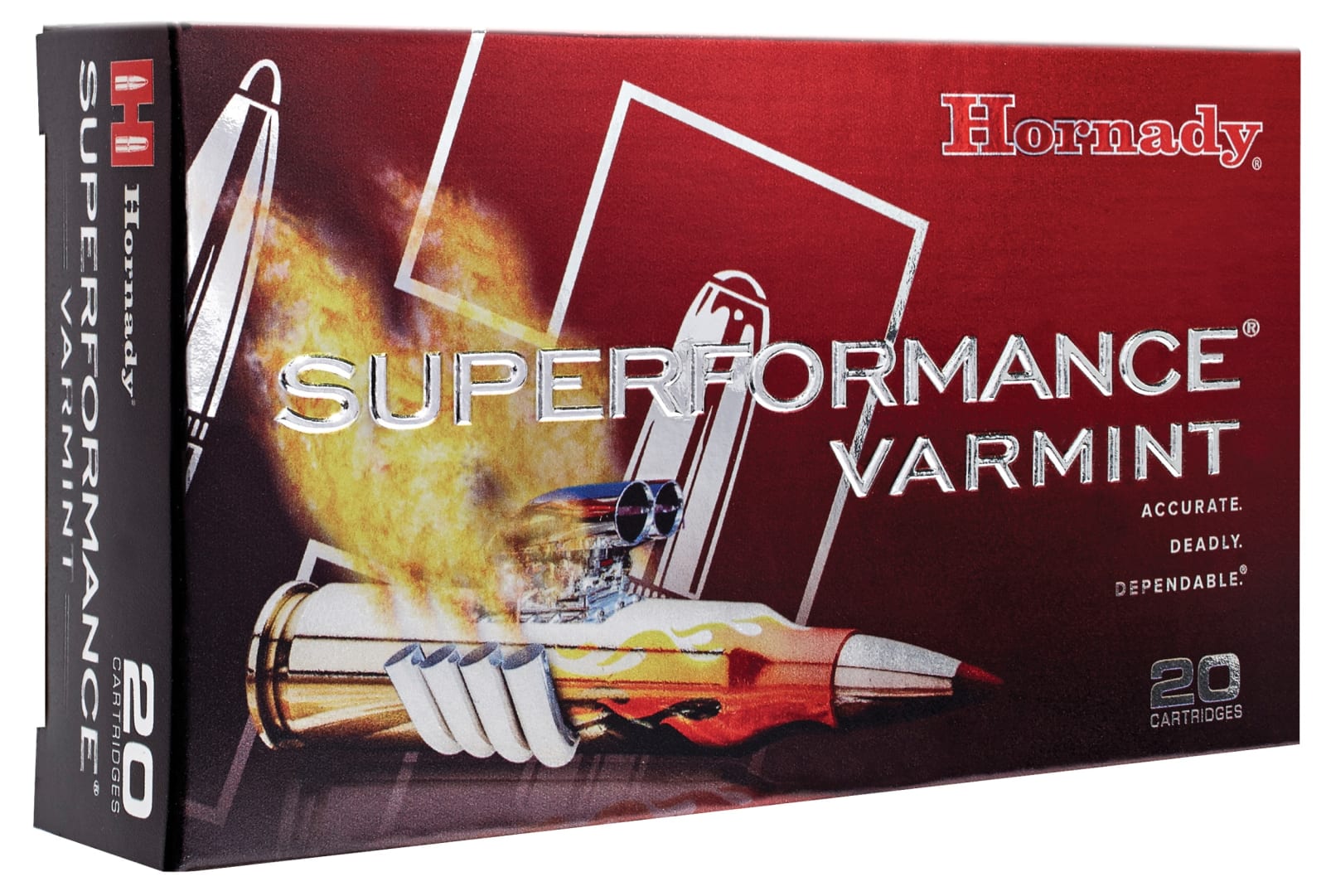 Hornady 83433 Superformance Varmint  243Win 75gr Hornady V Max 20 Per Box/10 Case