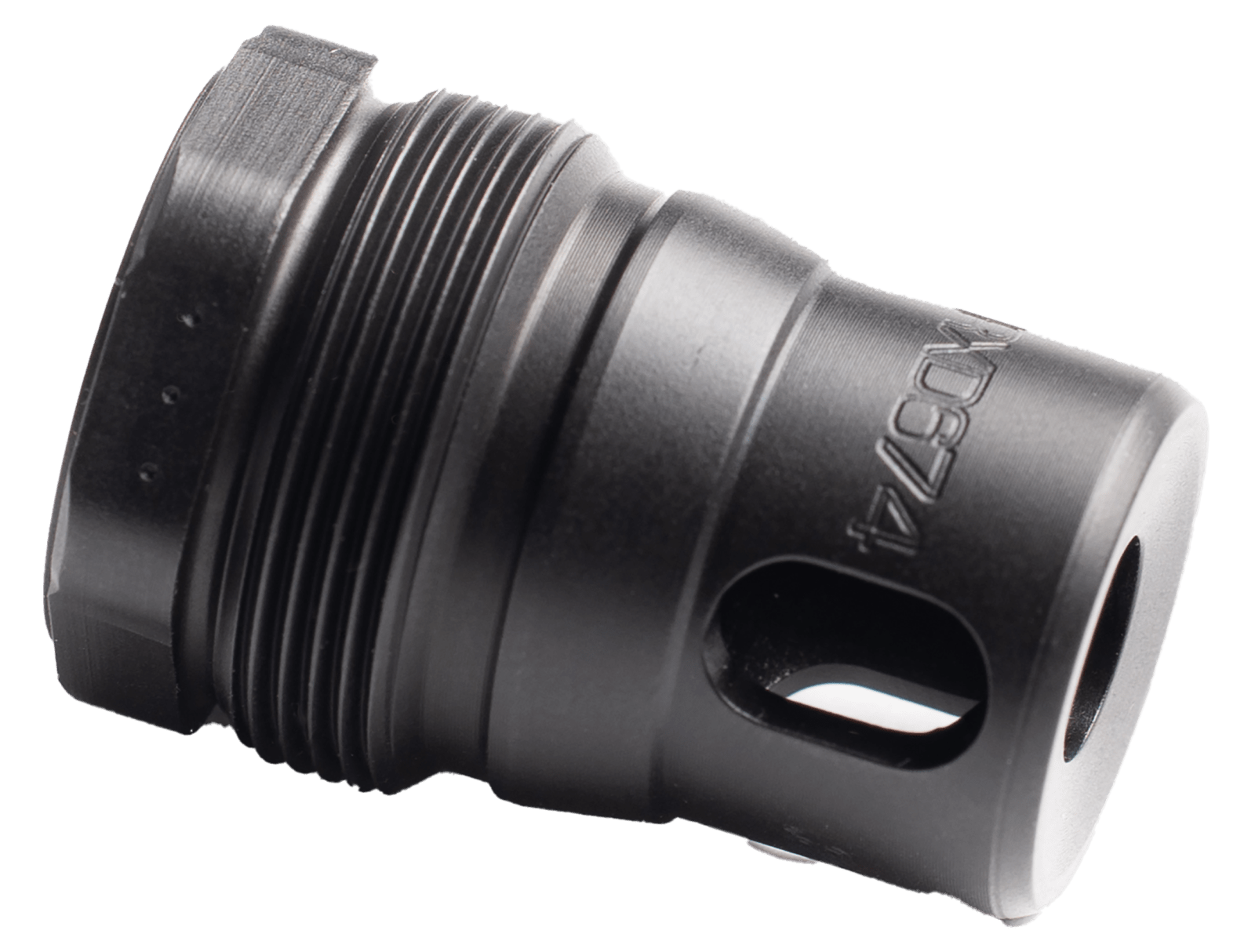 Dead Air RXD675 XRF Xeno Rimfire Muzzle Brake Black Nitride 17-4PH Stainless Steel M10x1 Threads 1.21" OAL 0.81" Diameter