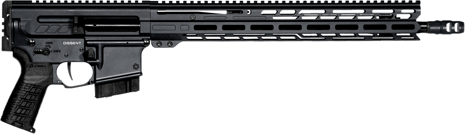 CMMG 28AB60CSG Dissent MK4 22 ARC 30+1 16.10" Black Nitride Threaded Barrel, M-LOK Handguards, Sniper Gray Cerakote Aluminum Picatinny Rail Receiver, CMMG Zeroed Grips, Ambidextrous