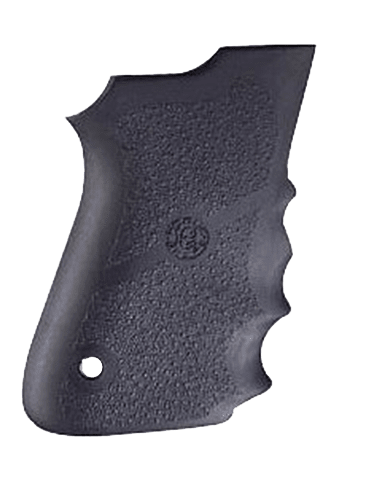 Hogue 69000 Rubber Grip  Black Rubber with Finger Grooves for S&W 6906, Shorty 40, 4013 TSW