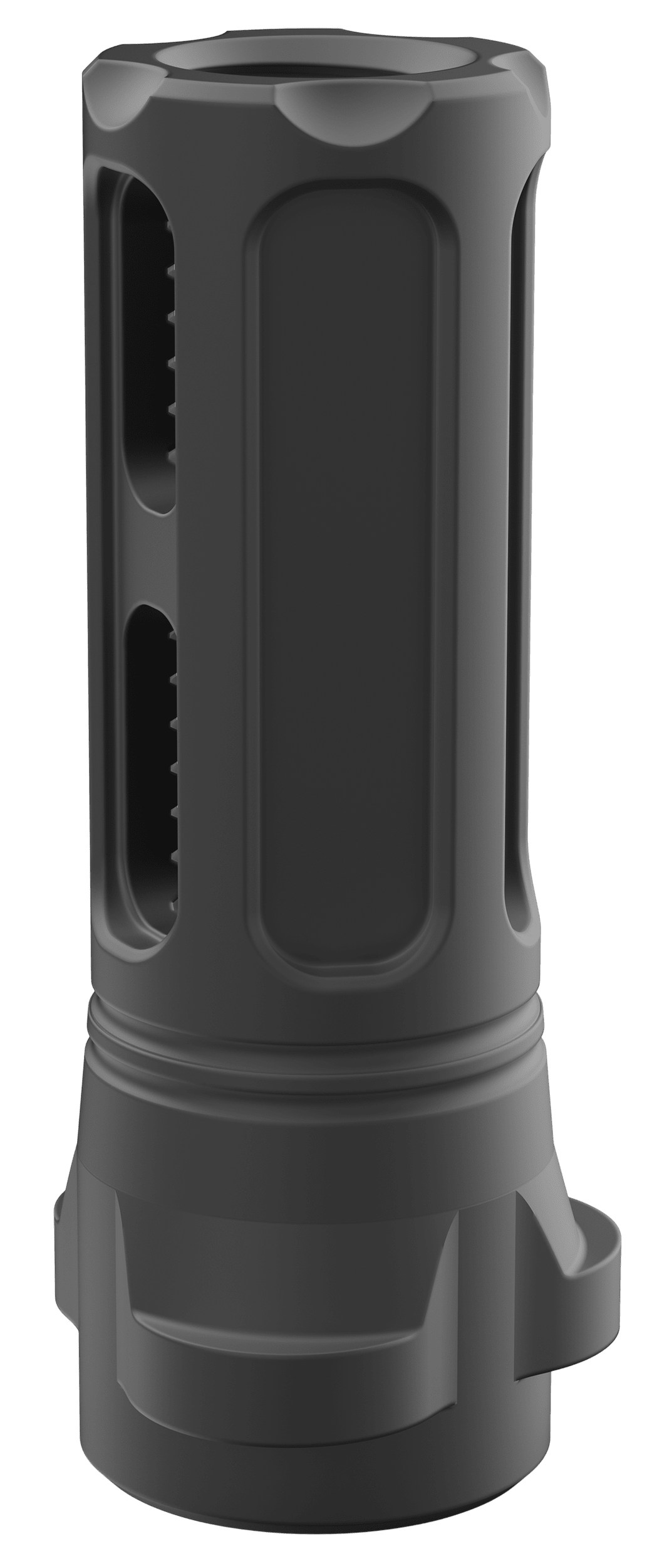 Breek Arms BRK4320 Sentinel Caged Flash Hider Black Nitride Steel 1/2"x28 Threads 223 Cal/5.56mm Compatible w/ Breek-LOK 3QD