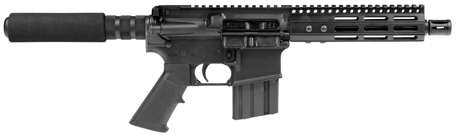 Franklin Armory 00-30018-BLK CA7 *CA Compliant 5.56x45mm NATO 7.50" 10+1 Black Hard Coat Anodized Polymer Grip Buffer Tube
