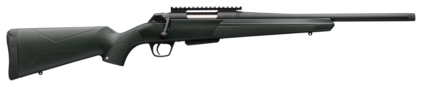 Winchester Repeating Arms 535757289 XPR Stealth 6.5 Creedmoor Caliber with 3+1 Capacity, 16.50" Threaded Barrel, Black Perma-Cote Metal Finish & Green Synthetic Stock Right Hand (Full Size)