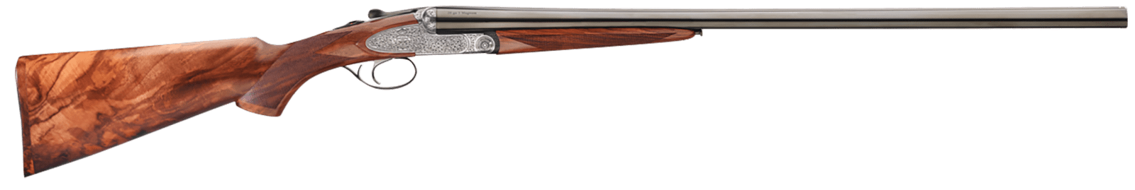Rizzini USA 72022826E BR552  28 Gauge 2rd 26" Side By Side Barrel, Steel Engraved Receiver, Fixed w/Pistol Grip Turkish Walnut  Stock