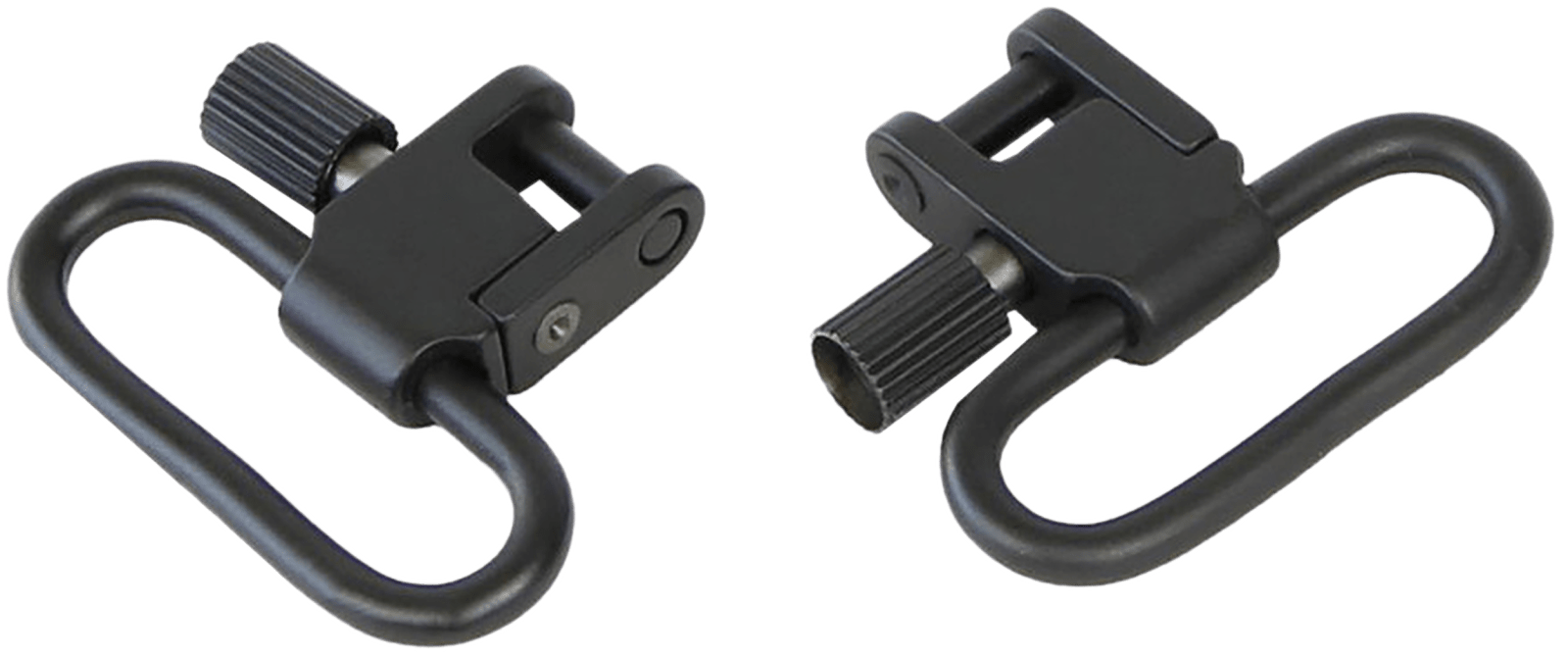 Bulldog BD880 Deluxe Locking Swivel Set Black 1" Steel