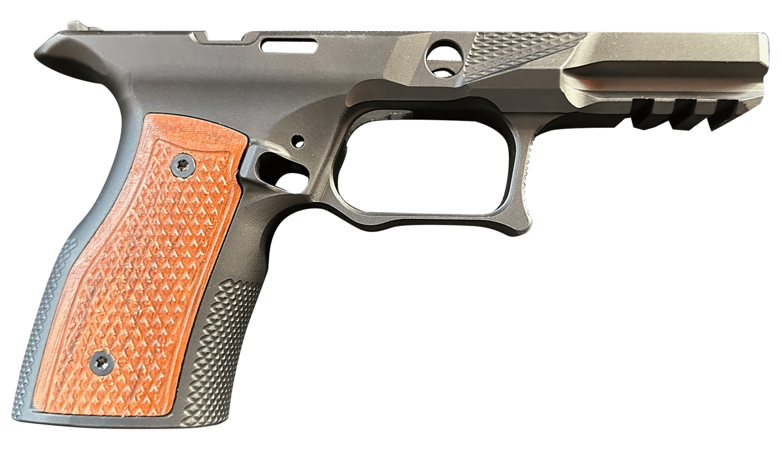 Sharps Bros SBGM16 Echelon Grip Module Black Anodized 7075 Aluminum Frame Cherry Grip