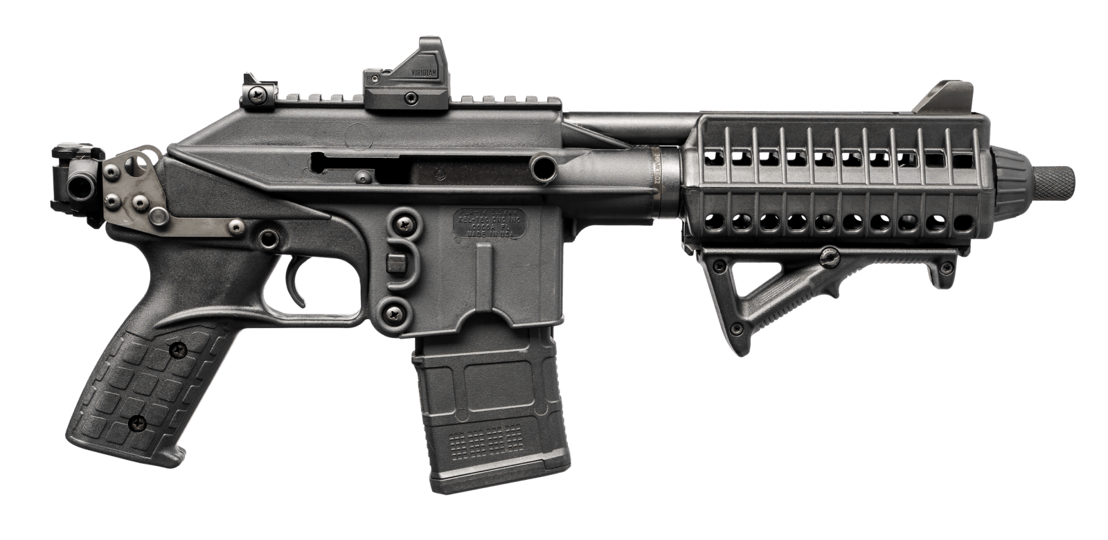 Kel-Tec PLR16BLKD PLR16 Defender w/ Brace 223 Rem/5.56 NATO 10+1 9.20"