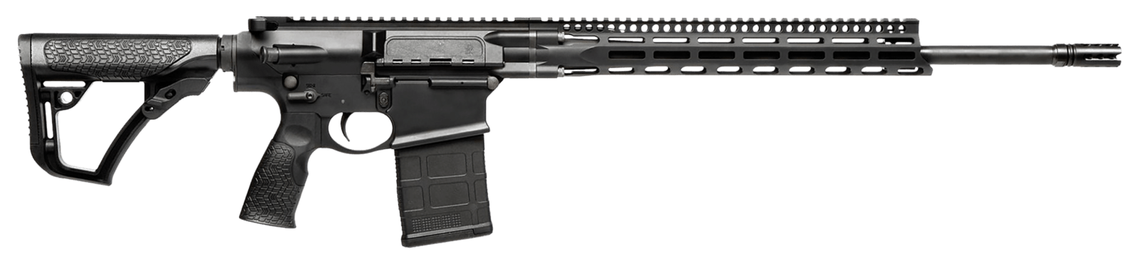 Daniel Defense 0216530063047 DD5 V5 6.5 Creedmoor 20" 20+1 Black Hard Coat Anodized 6 Position w/SoftTouch Overmolding Stock MLOK