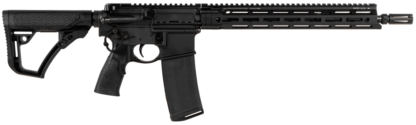 Daniel Defense 0212815049055 DDM4 V7 SLW *CA Compliant 5.56x45mm NATO 14.50" 10+1 Black Hard Coat Anodized 6 Position w/SoftTouch Overmolding Stock