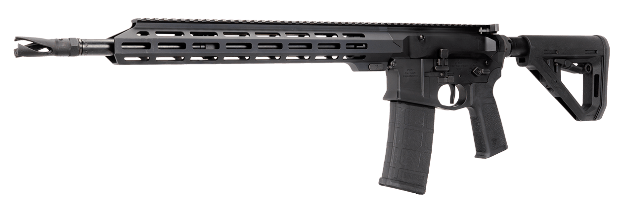 US Palm RI00010001AAN Cat4 Storm 5.56 NATO 30+1 16" Black Threaded Barrel, Matte Black Receiver w/Picatinny Rail, M-LOK Handguard, Adjustable Black Polymer Stock, Reduced Angle Grip, Ambidextrous