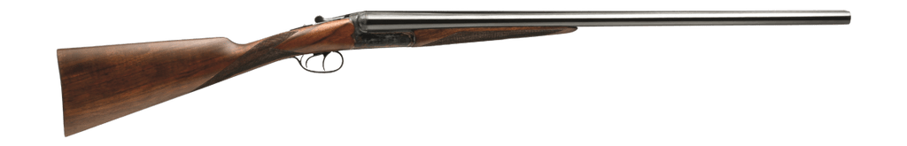 Dickinson LLC  Estate Break Open 2.75" 2rd 28" Side By Side Barrel, True Bone-Charcoal Case Hardening Receiver, English Style Turkish Walnut Stock
