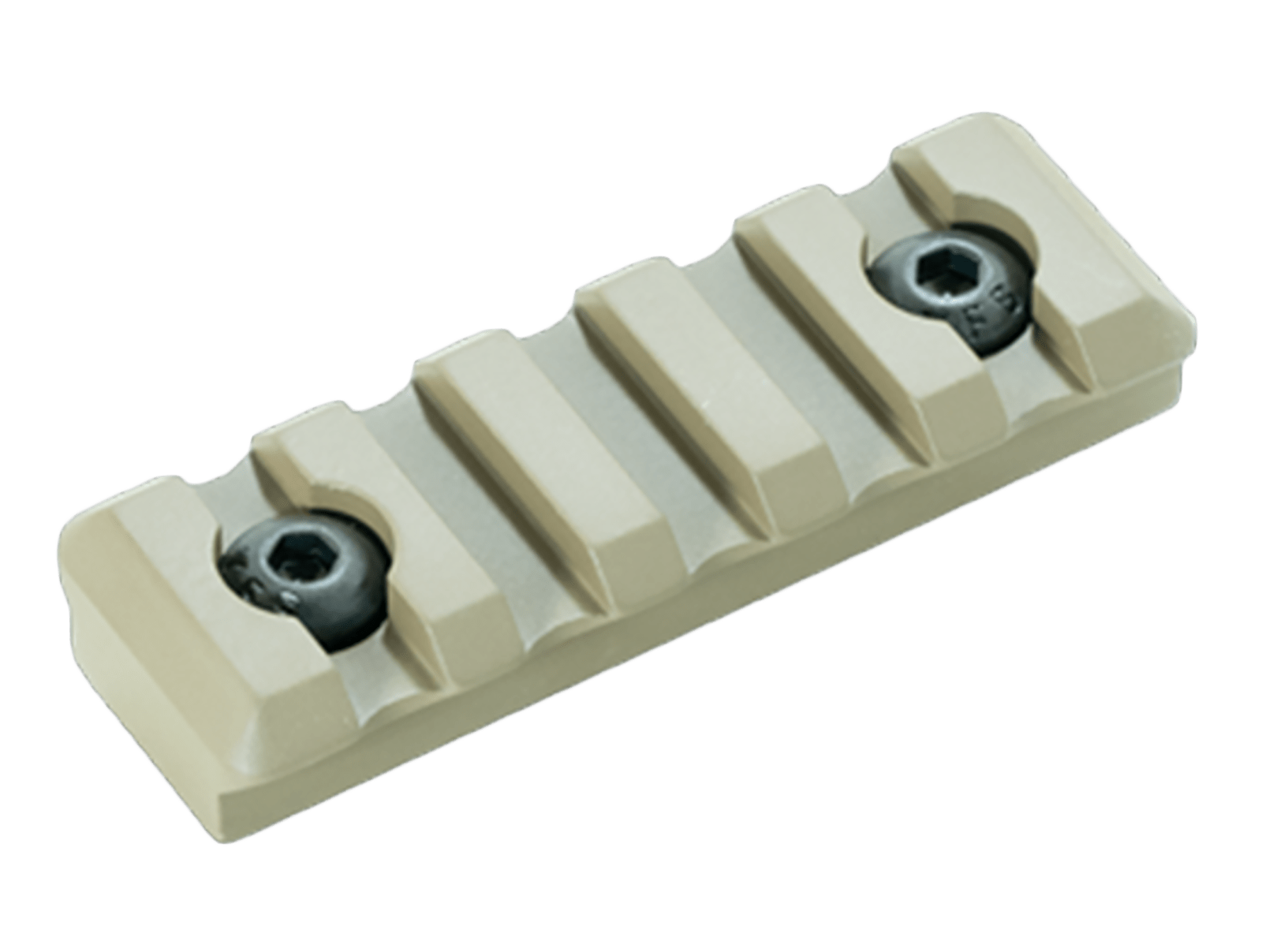 Timber Creek Outdoors M5SPRFDE M-LOK 5 Slot Picatinny Rail  FDE Aluminum Fits AR-Platform