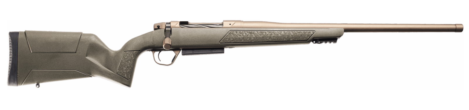 Christensen Arms 801-15054-01 Evoke  22 Creedmoor 4+1 20" Burnt Bronze Cerakote Threaded Barrel, Burnt Bronze Cerakote Drilled & Tapped Receiver, Picatinny Rail Forend, OD Green Fixed Synthetic Stock