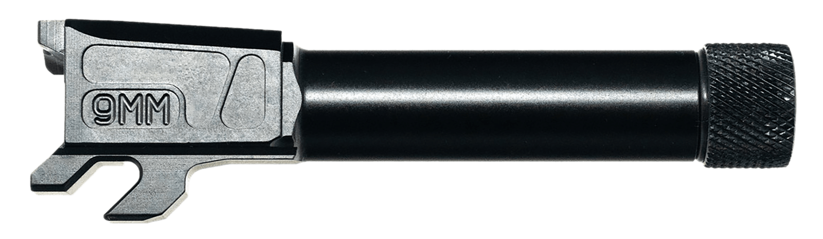 Faxon Firearms M&PA910NSNOQ-T Duty Series  9mm Luger Threaded Black Nitride Steel, Fits M&P Shield 3.1"