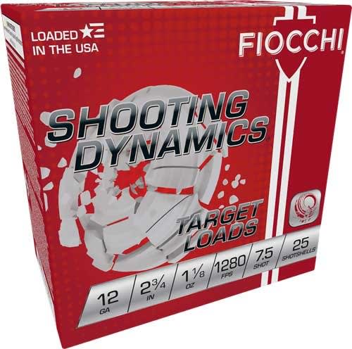 FIOCCHI 12GA 2.75" 1-1/8OZ #7.5 1280FPS 250RD CASE LOT