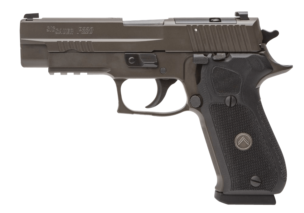Sig Sauer 220R45LEGIONSAOR2 P220 Full Size Legion SAO 45 ACP 8+1 4.40", Gray Elite Cerakote, Picatinny Rail Frame, Romeo 1 Cut Slide, Black G10 Grip, X-Ray Sights