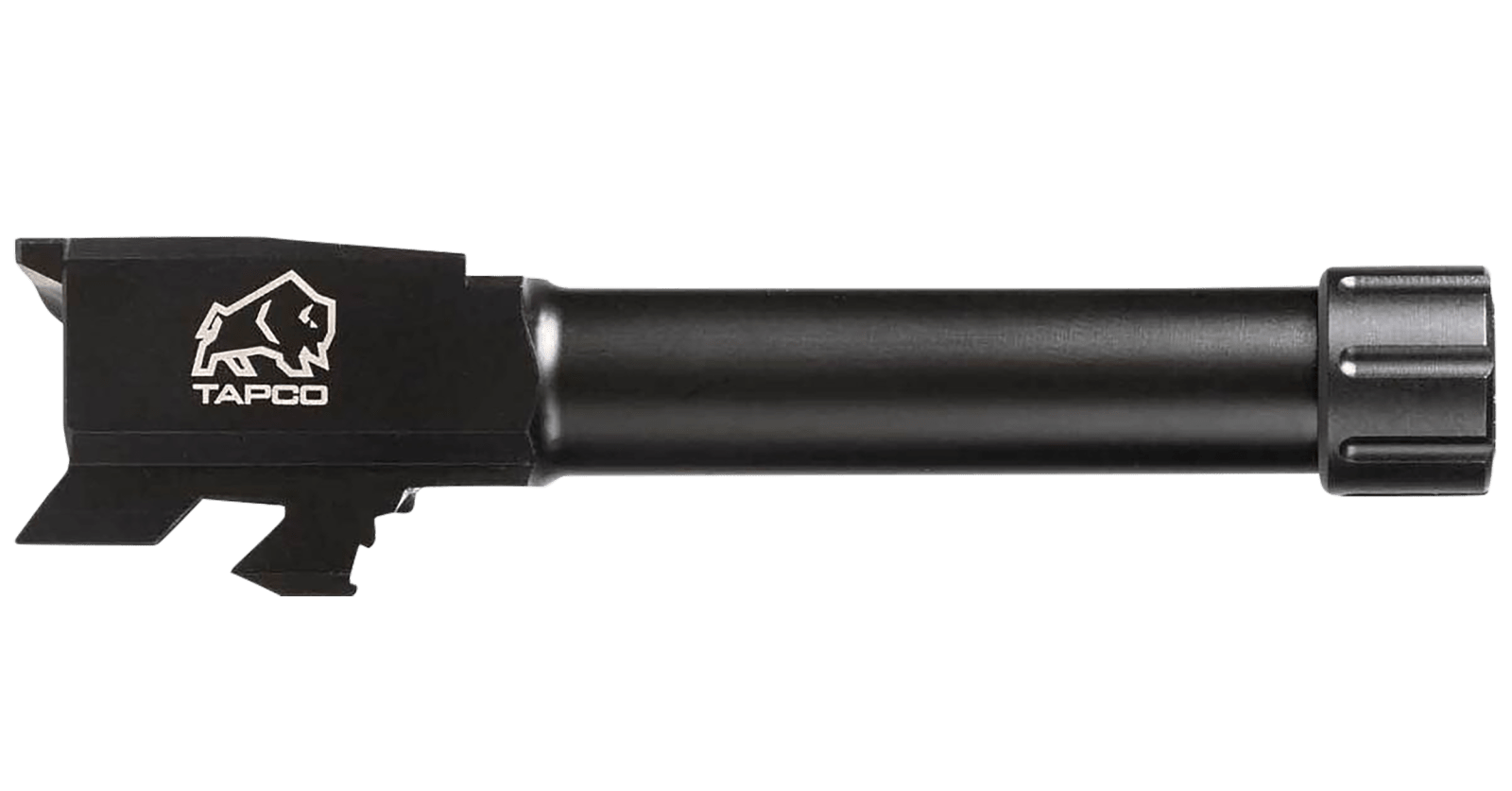 Tapco TAP22003 Glock 9mm Luger Threaded Black Nitride Stainless Steel, Fits Glock 43/43X