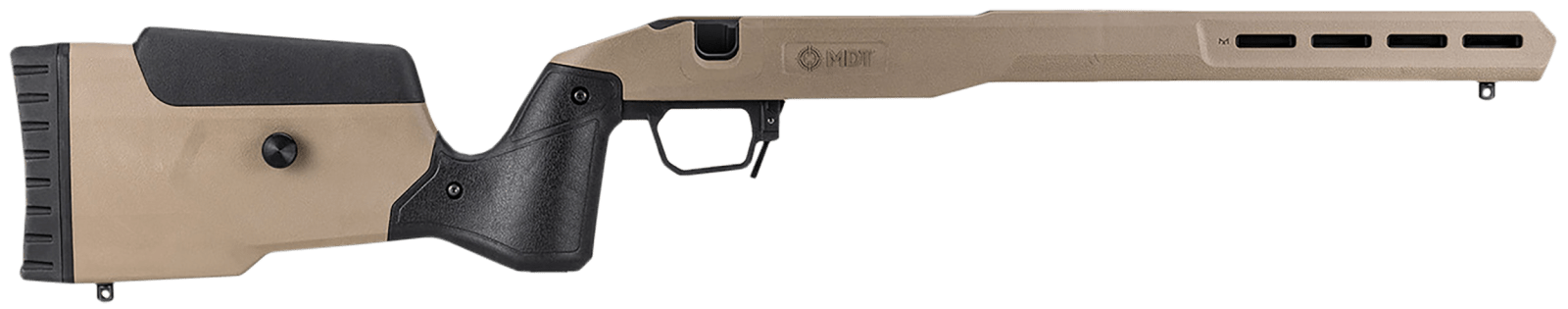Mdt Sporting Goods Inc 105825FDE MDT Field Stock Flat Dark Earth Remington 700/ Short Action 32.22"