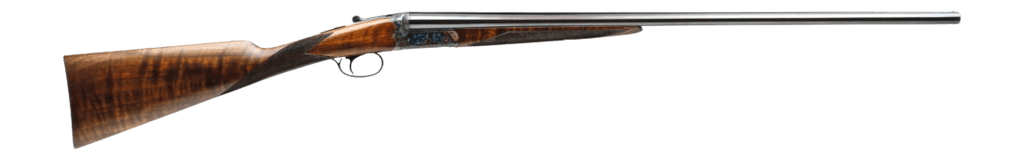 Dickinson LLC Estate Break Open 2.75" 2rd 28" Side By Side Barrel, True Bone-Charcoal Case Hardening Receiver, Turkish Walnut Stock