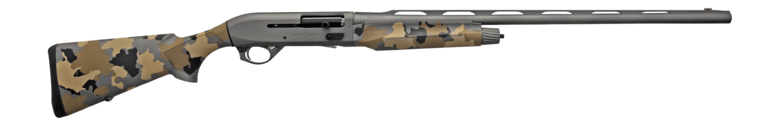 T R Imports A22026OS2 Alpha 2 20 Gauge 3" 4+1 26" Gray Cerakote Vent Rib Barrel & Receiver, Fixed Old School Camo Synthetic Stock