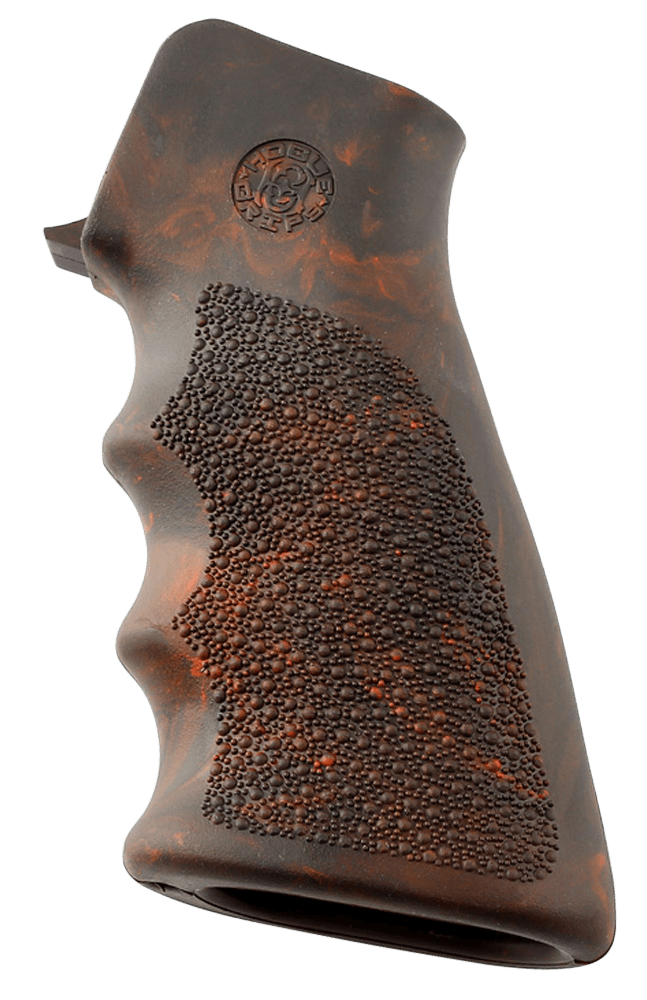 Hogue 15016 OverMolded Grip Cobblestone Red Lava Rubber with Finger Grooves for AR-15, M16