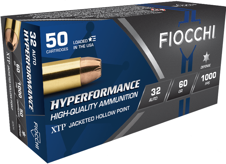 FIOCCHI 32 AUTO 60GR XTP JHP 50RD
