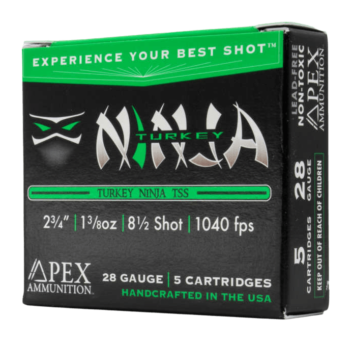 APEX AMMO NINJA28    28G 2.75 1-1/2 8.5       5/10