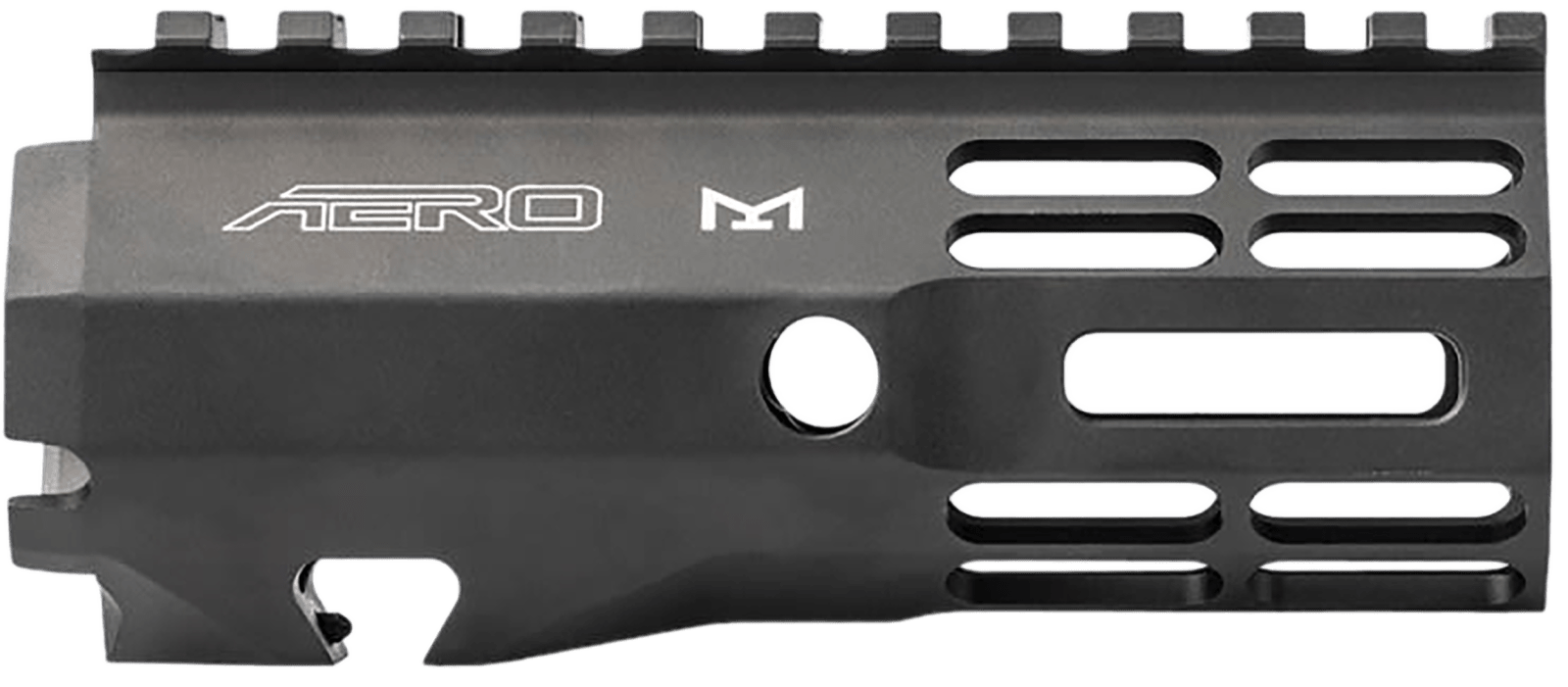 Aero Precision APRA500708A Atlas R-One Handguard 4.80" M-LOK, Black Anodized Aluminum, Full Length Picatinny Top, Mounting Hardware Included for M4E1/AR-15