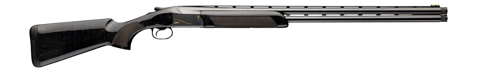 Browning 0184193002 Citori 825 Noir Sporting 12 Gauge Break Open 3" 2rd 32" Matte Blued Over/Under Vent Rib Barrel, Steel Receiver Engraved w/Gold Accents, Fixed AAAA Dark Maple Stock, Right Hand