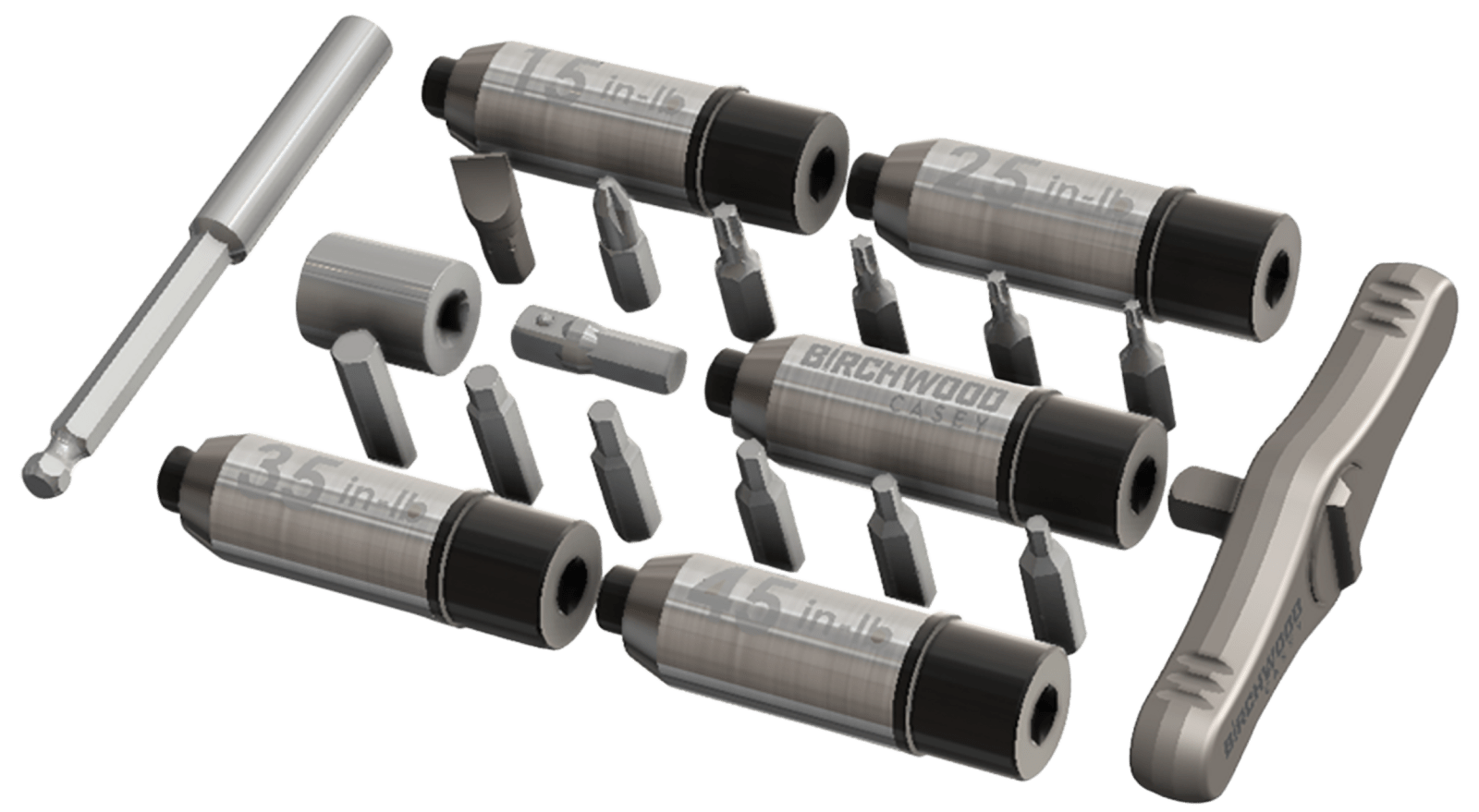 Birchwood Casey TRQL Torque Limiter Set 12 Pieces