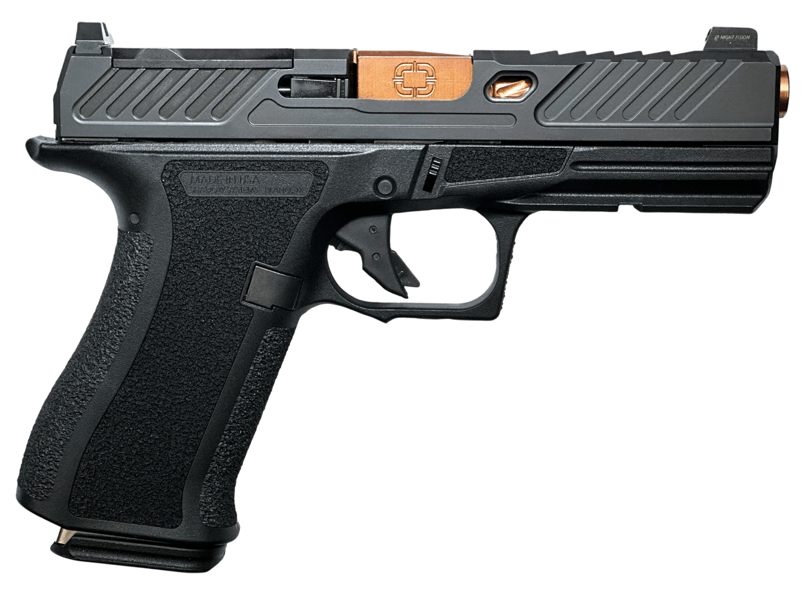 SHADOW SS-5055 CR920XL 9MM ELT  10R       BLK/BRNZ