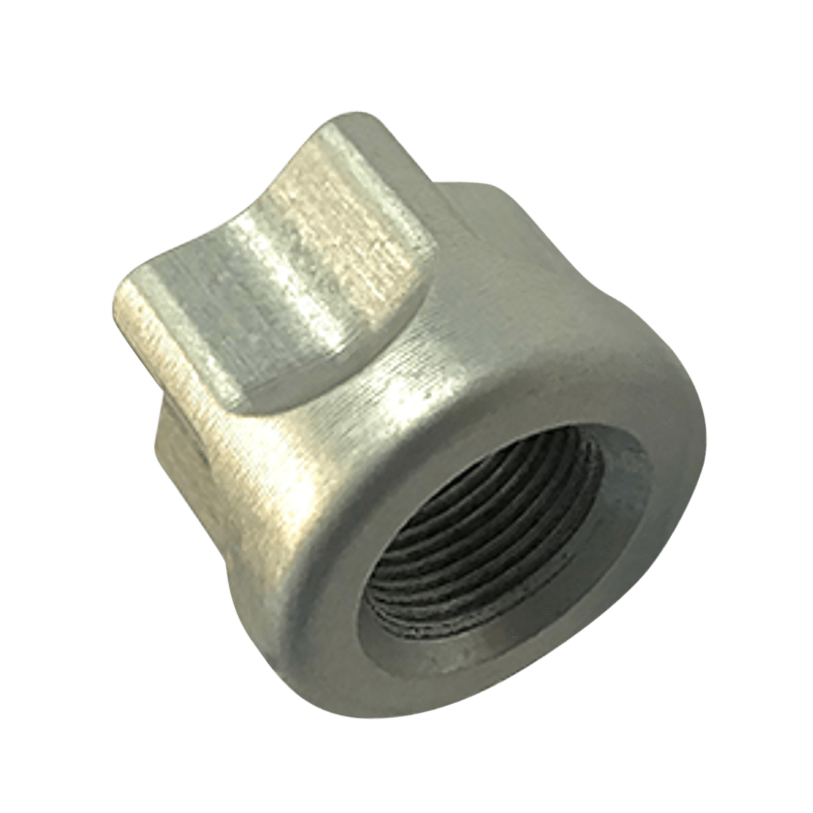 Timber Creek Outdoors 5/824TPS Thread Protector  Silver Billet Aluminum 5/8"x24