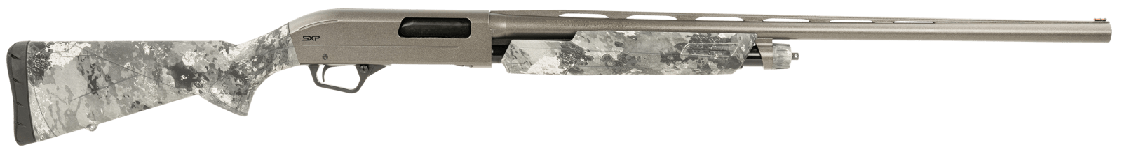 Winchester Repeating Arms 512449292 SXP Hybrid Hunter 12 Gauge 3.5" Chamber 4+1 (2.75") 28", Gray Barrel/Rec, TrueTimber Midnight Furniture, TruGlo Fiber Optic Sight, Includes 3 Invector-Plus Chokes