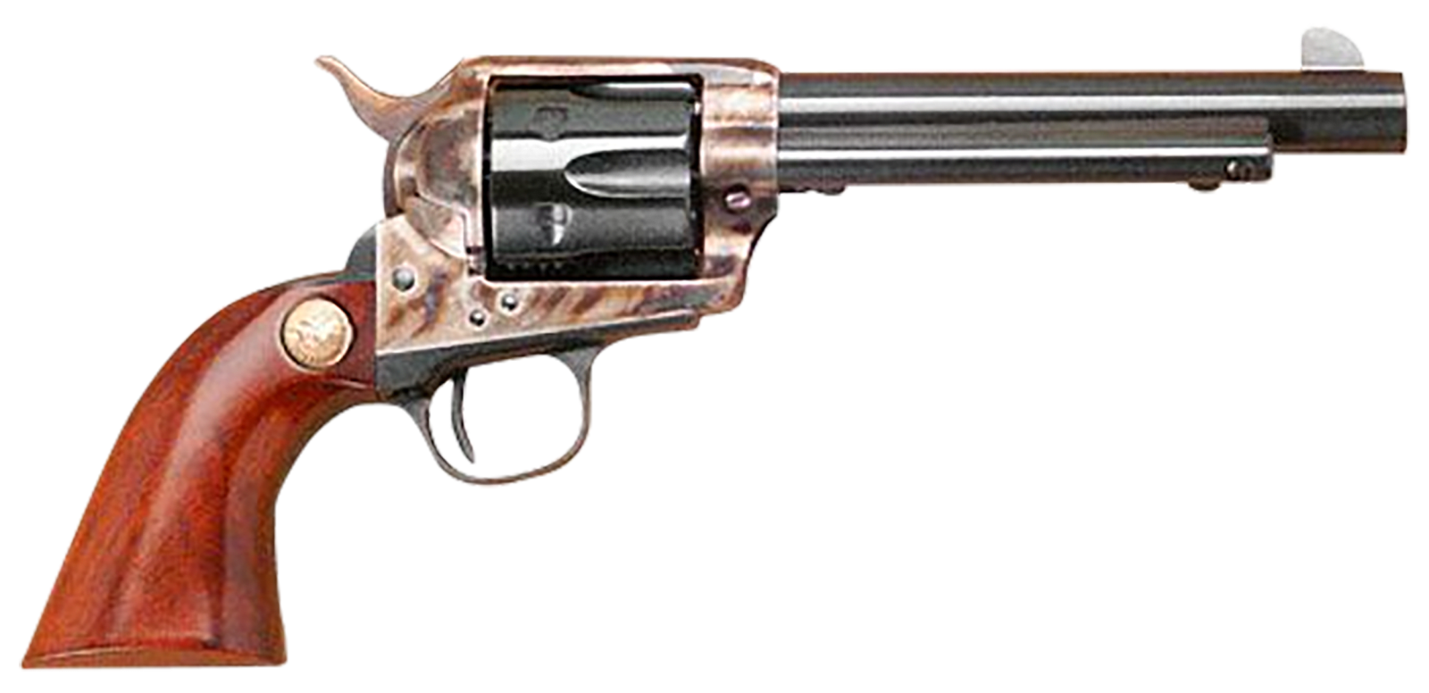 Cimarron MP401 Model P 357 Mag 38 Special 6 Shot 5.50" Blued Stainless Steel Barrel, Blued Cylinder, Blue Steel Frame, Walnut Grip, Exposed Hammer