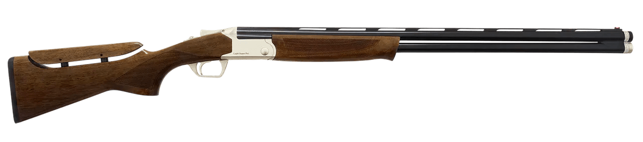 Silver Eagle Arms LSP1230 Light Super 12 Gauge 3" 2rd 30" Black Over/Under Vent Rib Barrel, Black Steel Receiver, Fixed Walnut Stock