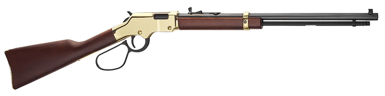 Henry H004VL Golden Boy Large Loop 17 HMR 12+1 20" American Walnut Brass Right Hand