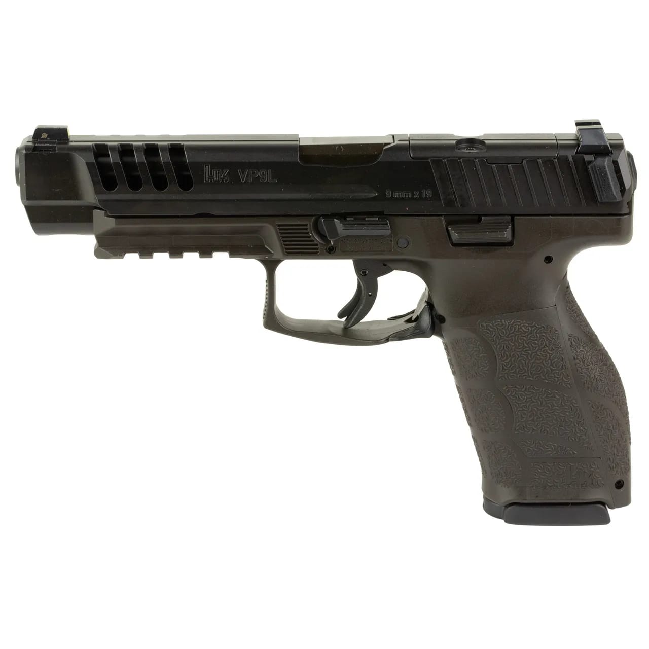 HK VP9A1 L OR 9MM 5" 10RD BLK