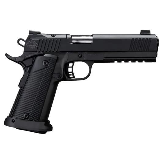 RIA USA 1911 A2 Tac Ultra AOS Handgun 9mm Luger 16rd Magazine 5" Barrel Black