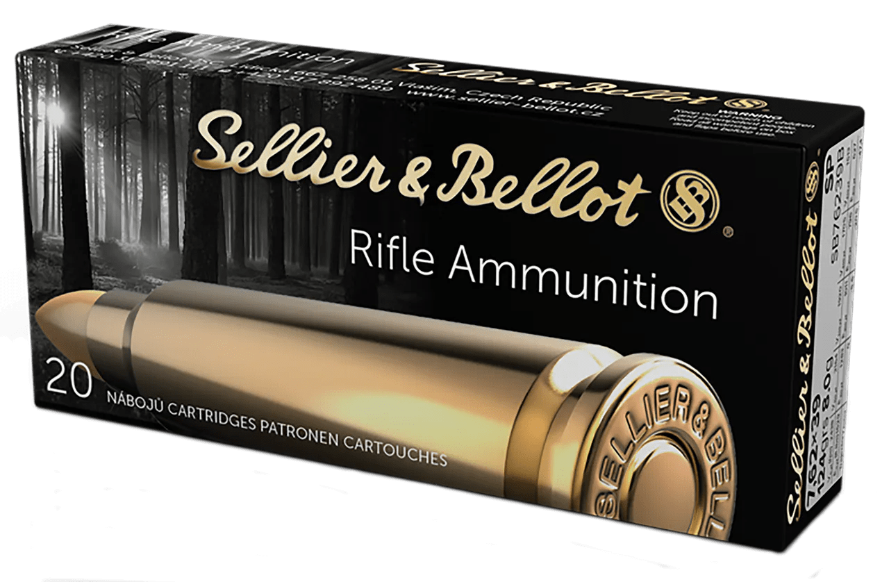 Sellier & Bellot SB76239B Rifle  7.62x39mm 124gr Soft Point 20 Per Box/30 Case