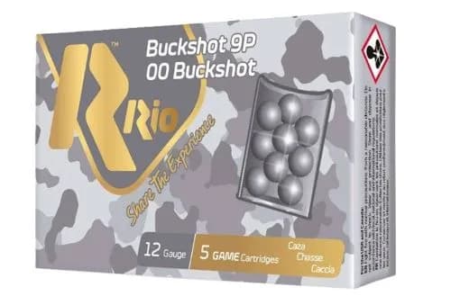 RIO ROYAL BUCK 12GA 2.75" 00BK 9 PELLET 5RD 50BX/CS