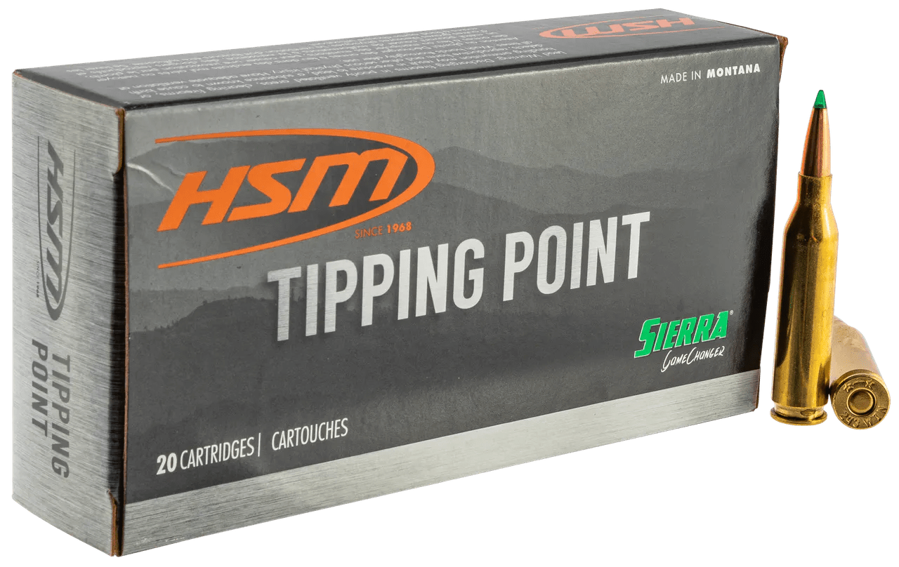 HSM 65CREEDMOOR8N Tipping Point Super Shock Tip 6.5 Creedmoor 140 gr 20 Per Box/ 25 Case