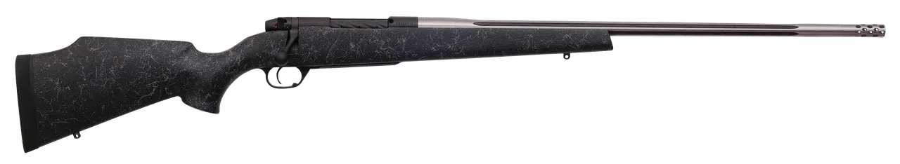 Weatherby MAM01N300WR8B Mark V Accumark 300 Wthby Mag 3+1 26" Barrel, Graphite Black Cerakote Finish, Gray Webbed Black Fixed Monte Carlo Stock