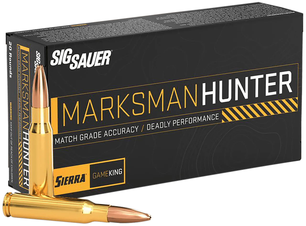 Sig Sauer E243GK8520 Marksman Hunter 243Win 85gr 20 Per Box/10 Case