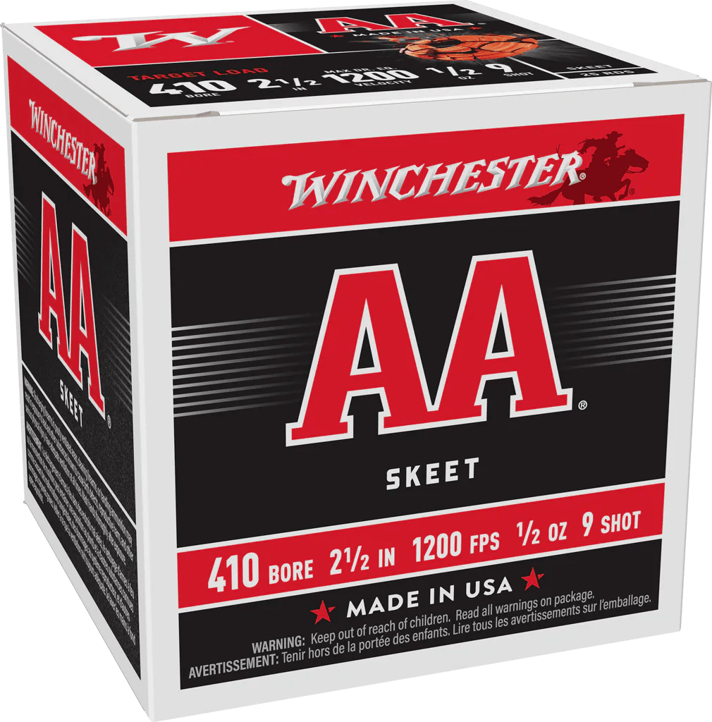 Winchester Ammo AA419 AA  410Gauge 2.50" 1/2oz 9Shot 25 Per Box/10 Case