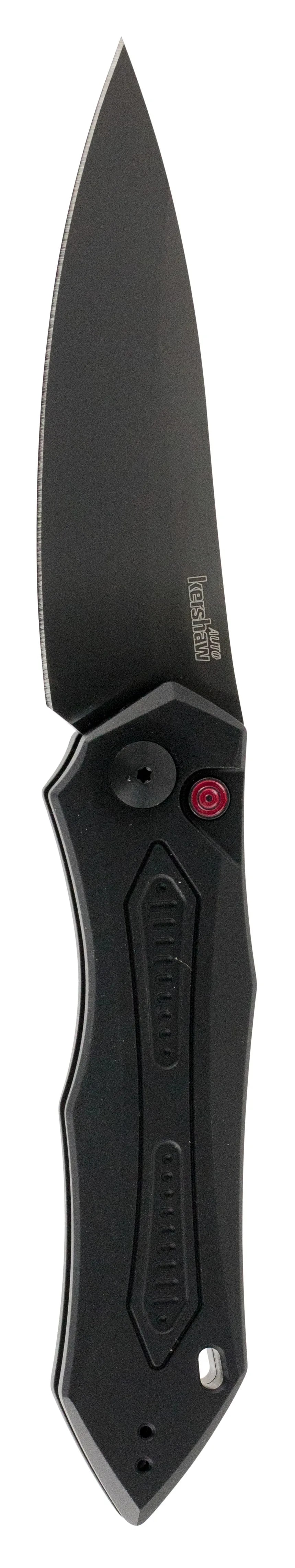 Kershaw 7800BLK Launch 6 3.75" Folding Drop Point Plain Black DLC CPM 154 SS Blade Black Anodized Aluminum Handle Includes Pocket Clip
