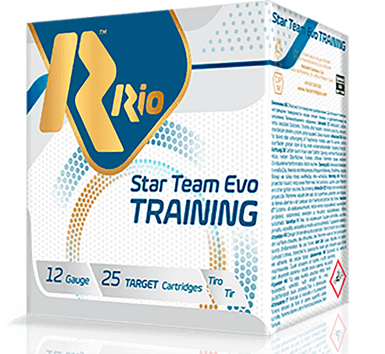 Rio Ammunition STT2875 Star Team EVO  12Gauge 2.75" 1oz 7.5Shot 25 Per Box/10 Case