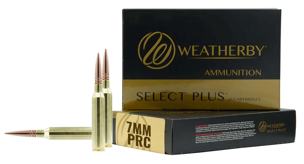 Weatherby R7PRC175EH Select Plus  7mmPRC 175gr 20 Per Box/10 Case