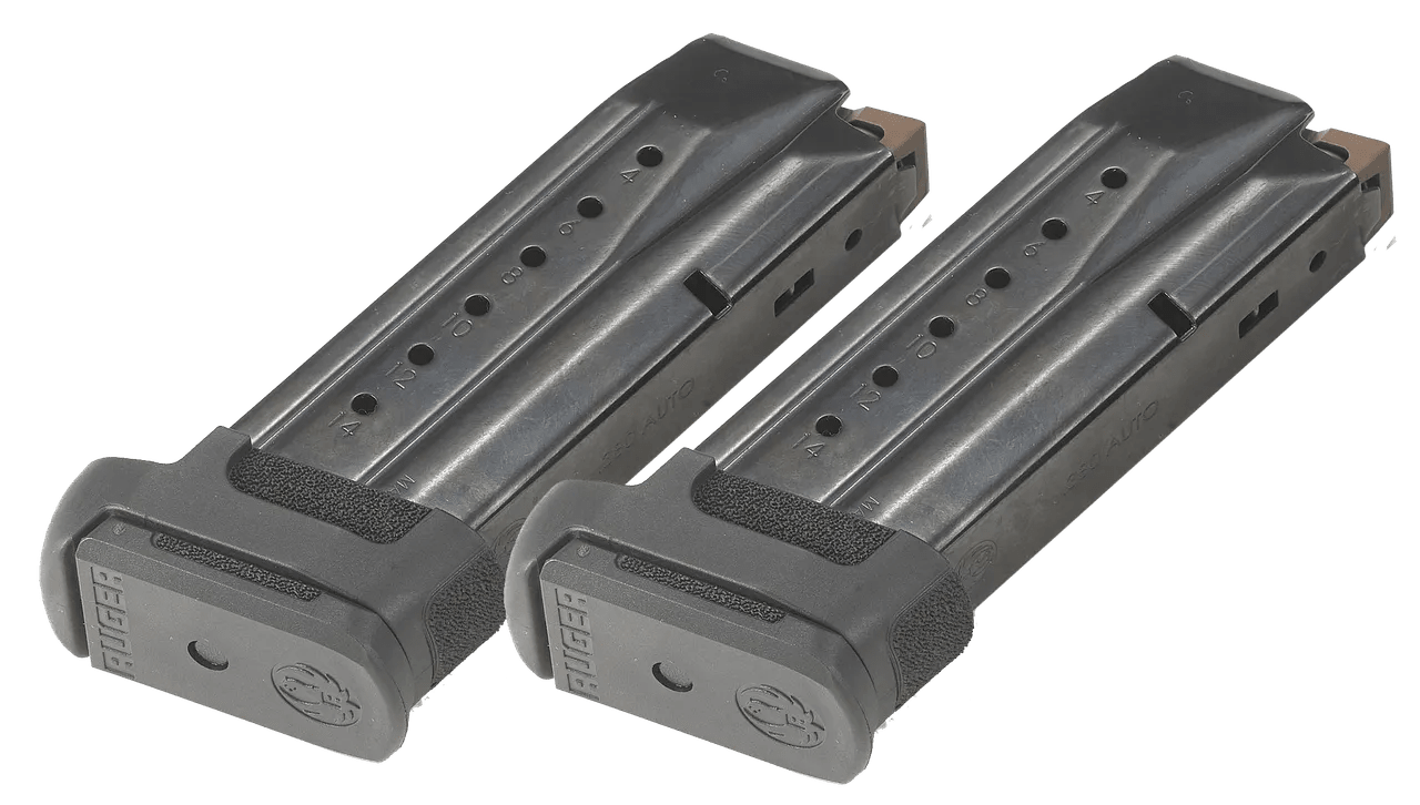 Ruger 90731 Security Value Pack 15rd 380 ACP Fits Security 380 Black Steel 2 Pack