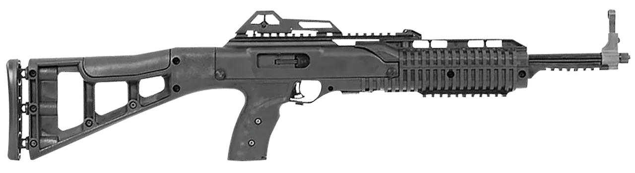 Hi-Point 3095TS 3095TS Carbine 30 Super Carry 10+1 16.50" Threaded, Black, All Weather Molded Grip/Skeletonized Stock, Adj. Sights