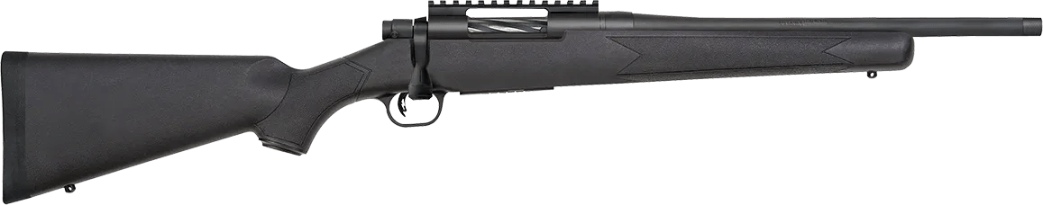Mossberg 28230 Patriot Carbine 6.5 Creedmoor 5+1 18" Matte Blued Threaded Bull Barrel, Matte Blued Picatinny Rail Receiver, Black Fixed Synthetic Stock